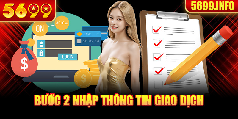 Cập nhật thông tin giao dịch